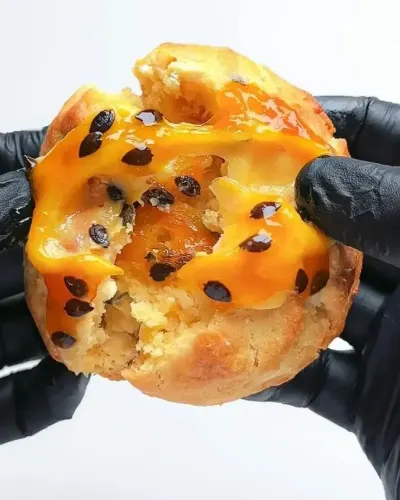 Cookie de Maracujá, textura crocante
