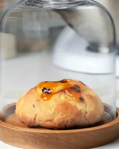 Cookie de Maracujá, detalhe do recheio